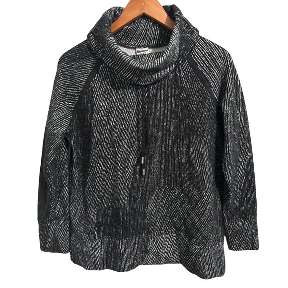 Kirkland Signature Tops - Kirkland Signature Black and White Print‎ Cowl Neck Top Women's Size Medium
